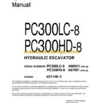 Komatsu PC300LC-8, PC300HD-8 Hydraulic Excavator Operation and Maintenance Manual (CEAM005903)