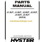 Hyster J1.5UT, J1.8UT, J2.0UT, J2.5UT, J3.0UT, J3.5UT (A3C4) Forklift Parts Manual