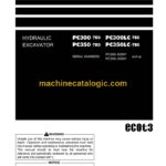 Komatsu PC300-7E0, PC300LC-7E0, PC350-7E0, PC350LC-7E0 Hydraulic Excavator Operation and Maintenance Manual (TEN00117-08)