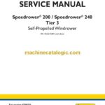 New Holland Speedrower® 200, Speedrower® 240 Tier 3 Self-Propelled Windrower Service Manual (47904526)