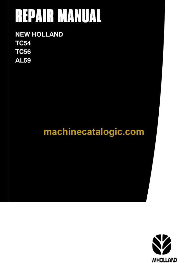 New Holland TC54, TC56, AL59 Repair Manual (604.64.961.00)
