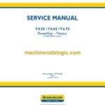 New Holland T4.55, T4.65, T4.75 PowerStar Tractor Service Manual (47772169)