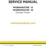New Holland Workmaster 35, Workmaster 45 Compact Tractor Service Manual (47446617)