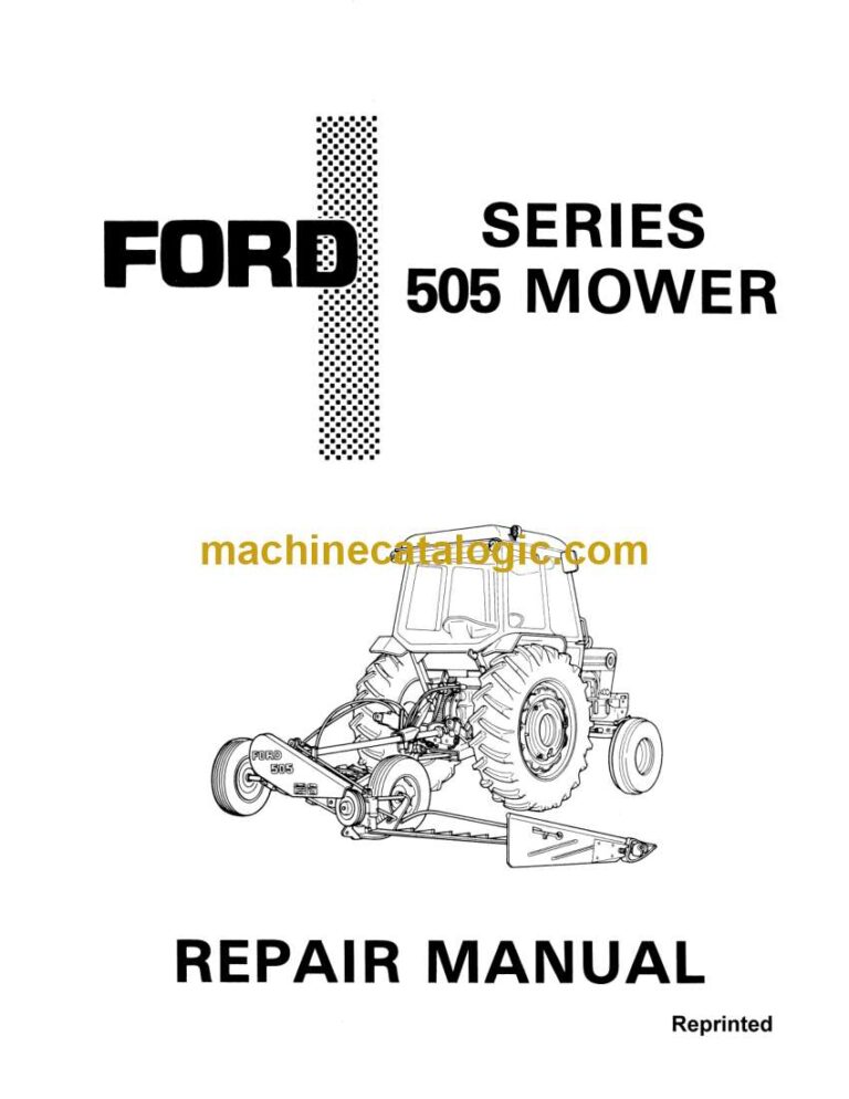 New Holland Ford Series 505 Mower Repair Manual (40050510)