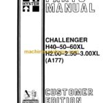 Hyster H40, H50, H60XL, H2.00, H2.50, H3.00XL (A177) Forklift Parts Manual