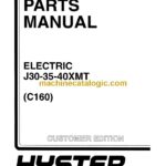 Hyster J30, J35, J40XMT (C160) Forklift Parts Manual