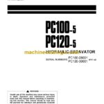 Komatsu PC100-5, PC120-5 Hydraulic Excavator Operation and Maintenance Manual (SEAM02020501)