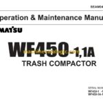 Komatsu WF450-1, WF450-1A Compactor Operation and Maintenance Manual (SEAM041K0101)