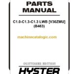 Hyster C1.0, C1.3, C1.3 LWB [V30ZMU] (B463) Forklift Parts Manual