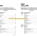 New Holland TC31, TC35DA Series Tractors Repair Manual (87537118)