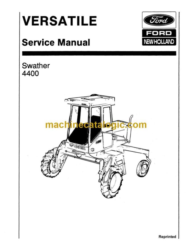 New Holland Ford 4400 Swather Service Manual (40440015)