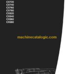 New Holland CX720, CX740, CX760, CX780, CX820, CX840, CX860, CX880 Repair Manual (6043400100)