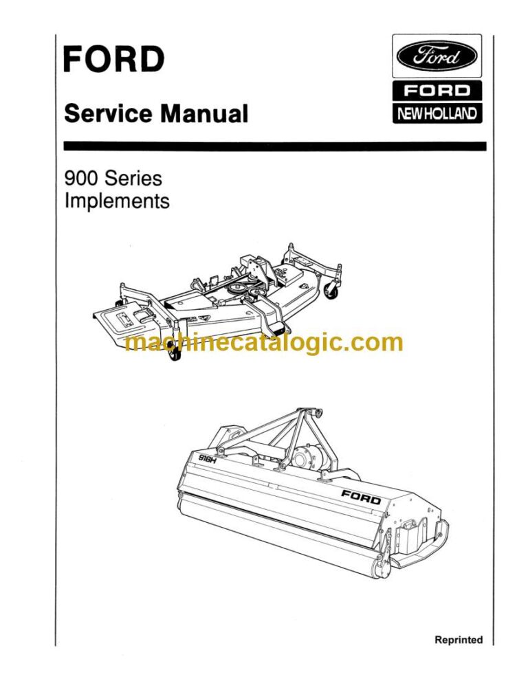 New Holland Ford 900 Series Implements Service Manual (40090090)