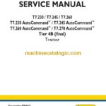 New Holland T7.230, T7.245, T7.260, T7.230 AutoCommand™, T7.245 AutoCommand™, T7.260 AutoCommand™, T7.270 AutoCommand™ Tier 4B Final Tractor Service Manual (47936455)