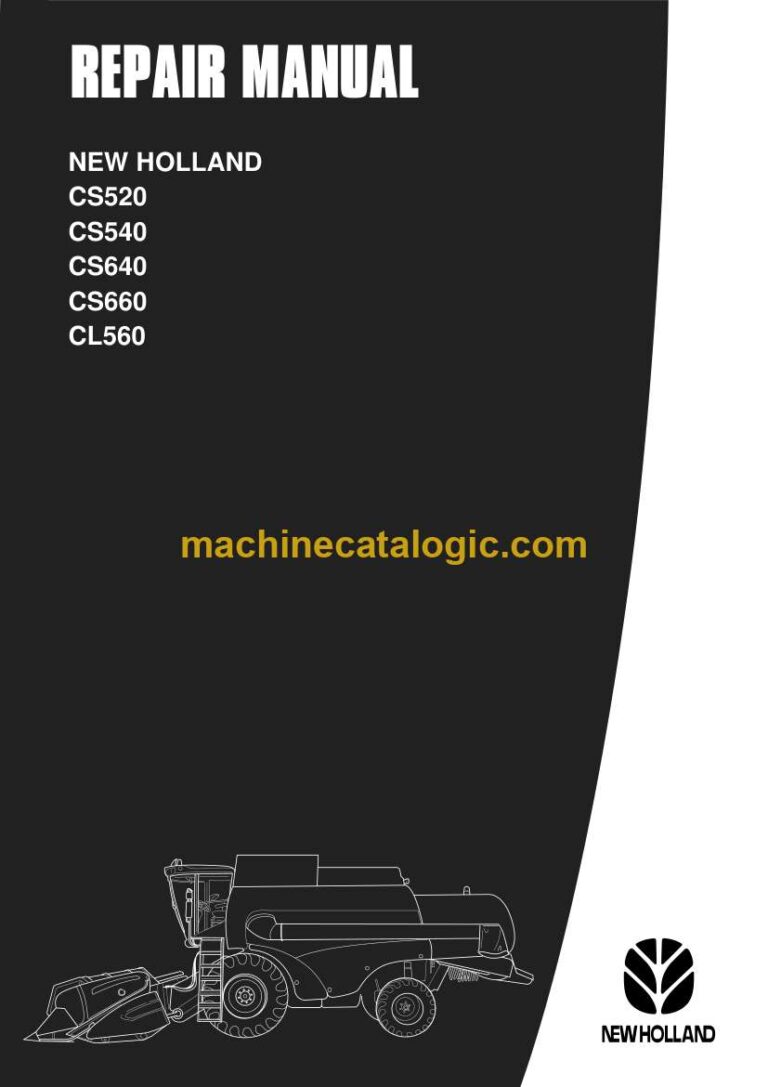 New Holland CS520, CS540, CS640, CS660, CL560 Repair Manual (6043401100)