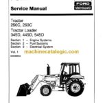 New Holland Ford 250C, 260C Tractor, 345D, 445D, 545D Tractor Loader Service Manual (40025050)