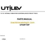 Hyster UT50P, UT70P Forklift Parts Manual