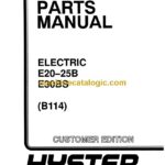 Hyster E20, E25B, E30BS (B114) Forklift Parts Manual