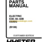 Hyster E30, E40, E50B, E60BS (B108) Forklift Parts Manual