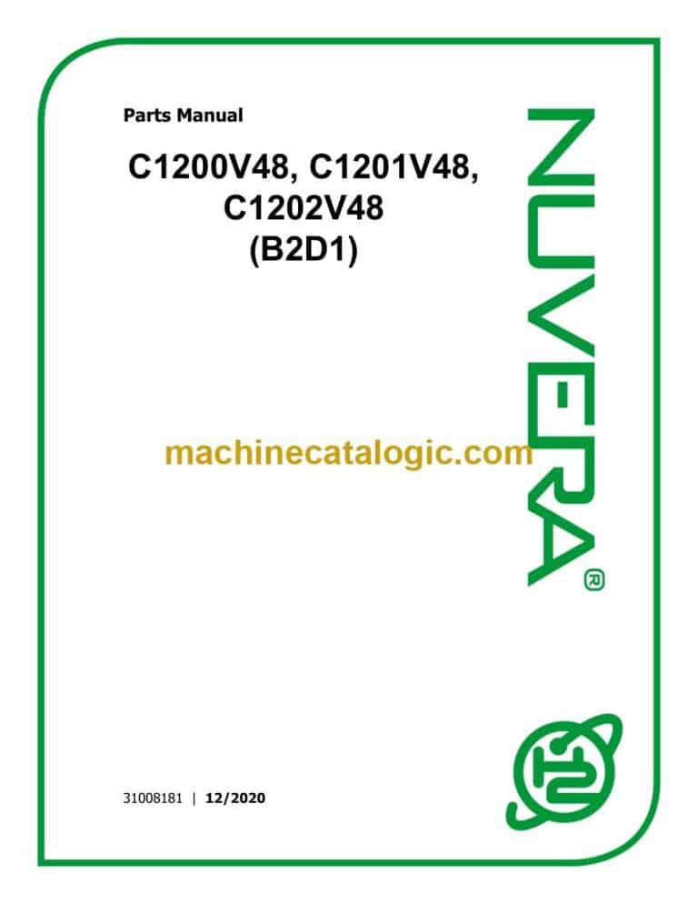 Nuvera C1200V48, C1201V48, C1202V48 (B2D1) Parts Manual