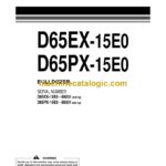 Komatsu D65EX-15E0, D65PX-15E0 Bulldozer Operation and Maintenance Manual (EEAM024401)