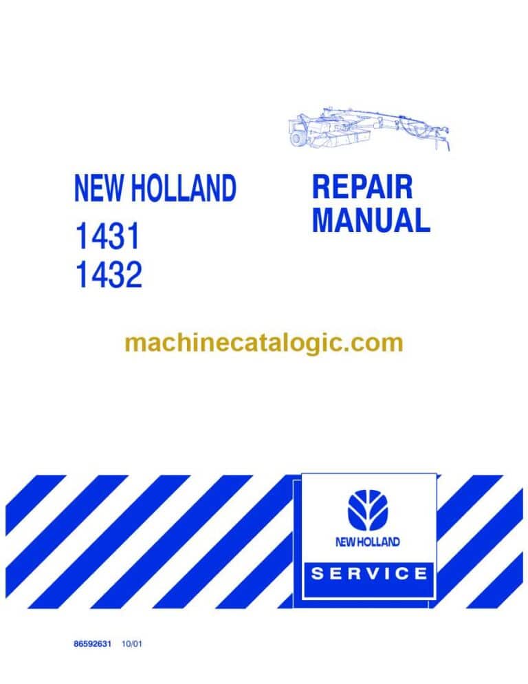 New Holland 1431, 1432 Repair Manual (86592631)