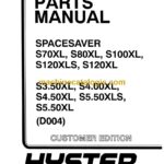 Hyster S70XL, S80XL, S100XL, S120XLS, S120XL, S3.50XL, S4.00XL, S4.50XL, S5.50XLS, S5.50XL (D004) Forklift Parts Manual