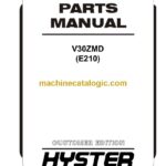 Hyster V30ZMD (E210) Forklift Parts Manual