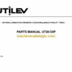 Hyster UT20, UT35P Forklift Parts Manual