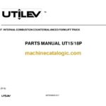 Hyster UT15, UT18P Forklift Parts Manual