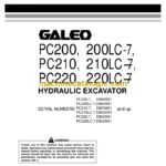 Komatsu PC200-7, PC200-7, PC210-7, PC210LC-7, PC220-7, PC220LC-7 Hydraulic Excavator Operation and Maintenance Manual (YEAM200201S)