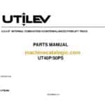 Hyster UT40P, UT50PS Forklift Parts Manual