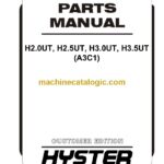 Hyster H2.0UT, H2.5UT, H3.0UT, H3.5UT (A3C1) Forklift Parts Manual