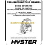 Hyster A25XNT, A30NXT (D203 B888) Forklift Service Manual