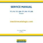 New Holland T7.175, T7.190, T7.195, T7.205 Tractor Service Manual (47770506)