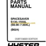 Hyster S135, S155XL (S6.00-7.00XL) (B024) Spacesaver Forklift Parts Manual