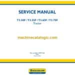 New Holland T3.50F, T3.55F, T3.65F, T3.75F Tractor Service Manual (47977155)