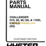 Hyster H70, H80, H90, H100, H110XL, H90XLS (G5) Challenger Forklift Parts Manual