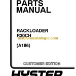 Hyster R30CH (A186) Rackloader Parts Manual