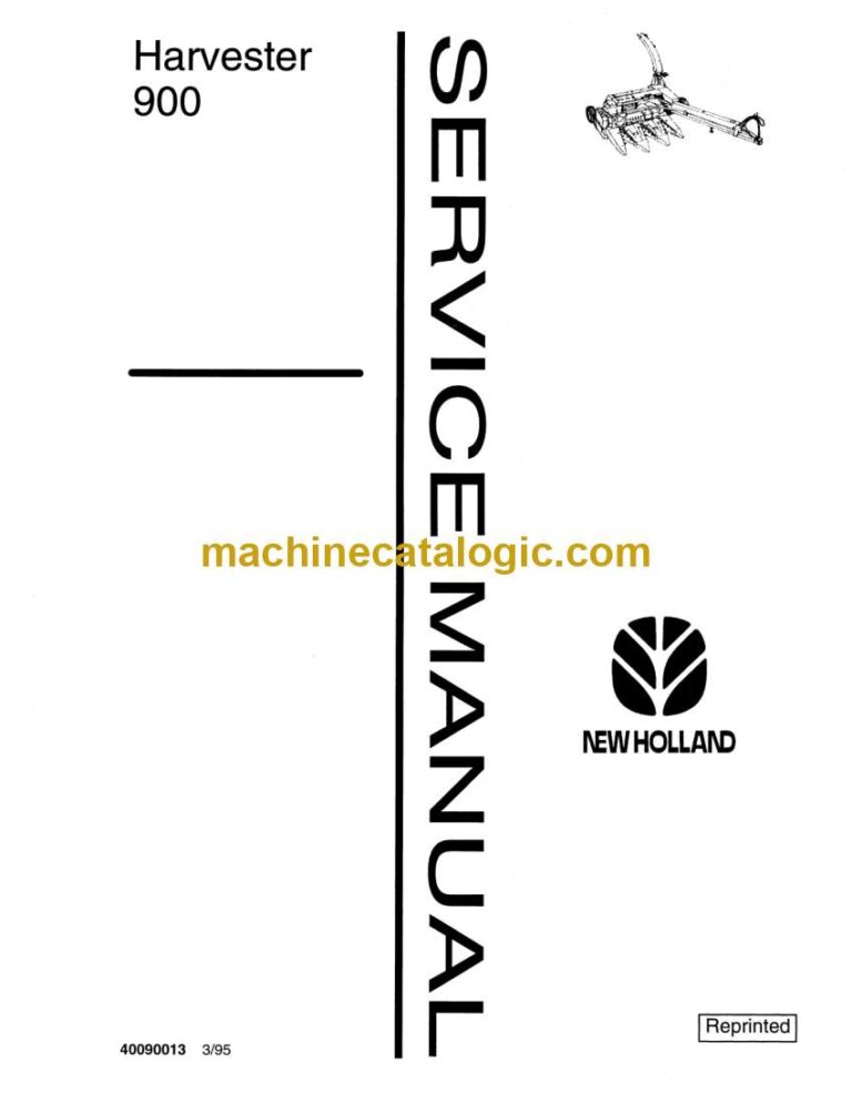 New Holland 900 Harvester Service Manual (40090013)