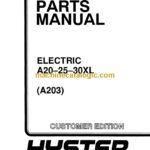 Hyster A20, A25, A30XL (A203) Parts Manual