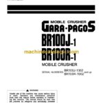 Komatsu BR100J-1, BR100R-1 Crusher Operation and Maintenance Manual (SEAM012200)