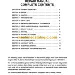 New Holland TL70, TL80, TL90, TL100 Tractor Repair Manual (87043516)