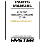 Hyster N30XMDR3, N45XMR3 (G138) Forklift Parts Manual