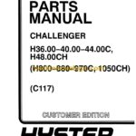 Hyster H36.00-40.00-44.00C, H48.00CH (H800-880,970C-1050CH) (C117) Forklift Parts Manual