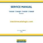 New Holland T4030F, T4040F, T4050F, T4060F Tractor Service Manual (47888339)