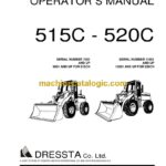 Komatsu 515C, 520C Tractor Operation and Maintenance Manual (OM515C520C99-1E)