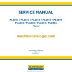 New Holland PL6011, PL6013, PL6015, PL6017, PL6019, PL6024, PL6028, PL6032, PL6036 Planter Service Manual (73383738)