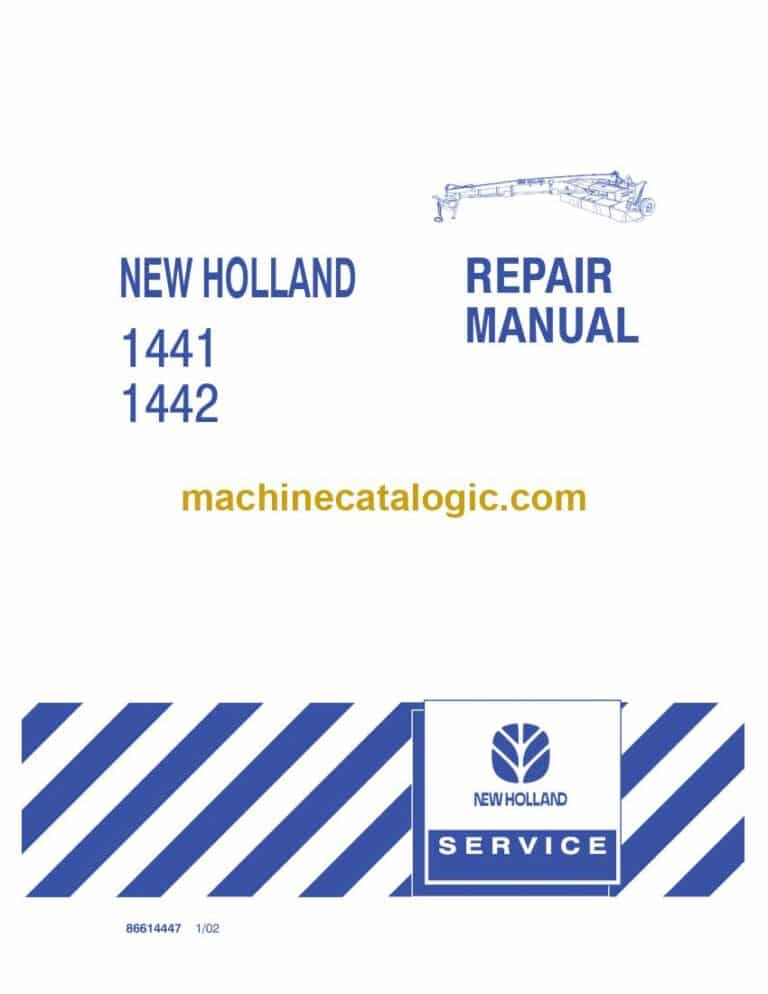 New Holland 1441, 1442 Repair Manual (86614447)