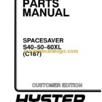 Hyster S40, S50, S60XL (C187) Spacesaver Forklift Parts Manual